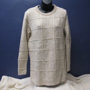 Lands' End Cable pullover Knit Cardigan, never worn, NWOT